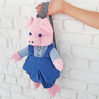 Рюкзак дитячий Попелюшка Порося Оскар 45см (ZL103)