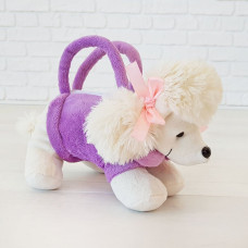 М'яка іграшка Попелюшка Сумочка Пудель Дора 29см (ZL287)