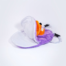 Рюкзак дитячий Попелюшка Мишка 32см бузково-помаранчевий (ZL2673)