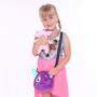 Сумочка дитяча Попелюшка порося Жирик 15см бузкова (ZL1012)