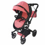Коляска для ляльки CARRELLO FORTUNA HOT PINK 2в1 із сумкою рожева (9695+BAG PINK)