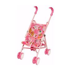 Коляска для ляльки літня складна з подвійними колесами 53 см (асорт.) (9302W)