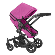 Коляска для ляльки CARRELLO MAESTRO ROSE RED 2в1 з сумкою бузкова (9651B+BAG ROSE RED)
