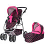 Коляска для ляльки Melogo трансформер 2в1 горошок (9662KL)