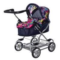 Коляска MELOGO для ляльки з кошиком універсальна (9680W)
