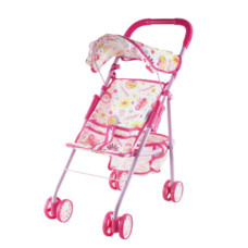 Коляска для ляльки літня з козирком складна (M0352U/R-PNF)