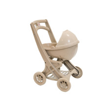 Візок DOLONI для ляльки з люлькою бежевий ECO (0121/02ECO)