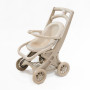 Візок для ляльки DOLONI з шезлонгом бежевий ECO (0122/02eco)