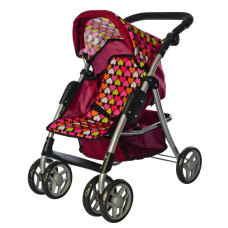 Коляска MELOGO для ляльки з кошиком прогулянкова (9352/011-BDS)
