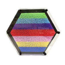 Іграшка дитяча 3D скульптор Pinart відбиток 15x20 шестикутник веселка (PN39)