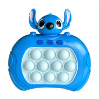 Іграшка дитяча антистрес Pop It електронний Стич синій (A14BL)