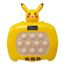 Іграшка дитяча антистрес Pop It електронний Пікачу жовтий (AA803)