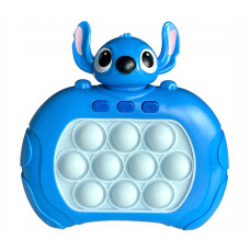 Іграшка дитяча антистрес Pop It електронний Стич синій (A14BL)