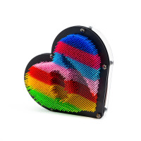 Іграшка дитяча 3D скульптор Pinart відбиток серце веселка (PN43)