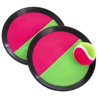 Набір Кетчболу з двома тарілками та м'ячем на липучці 19см (C40182/MR0655)