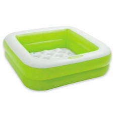 Басейн INTEX надувний із м'яким дном салатовий 85х85х23 см (57100GR)