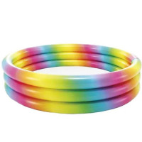Басейн дитячий надувний Intex Райдужне омбре 168x38см різнокольоровий (58449)