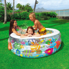 Басейн дитячий надувний Intex з надувним дном 152x56 см (58480)