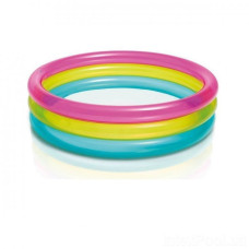 Басейн дитячий надувний Intex Різнокольоровий 86x25см (57104)