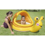 Басейн дитячий надувний Intex круглий з навісом Равлик 145x102x74 см (57124)