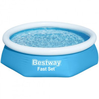 Басейн надувний наливний Bestway Fast Set 244x61см (57448)