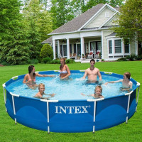 Басейн каркасний Intex з фільтр-насосом 366x76 см Круглий (28212)