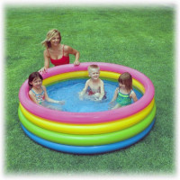 Басейн дитячий надувний Intex Веселка 168x46 см (56441)