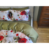 Сатин PREMIUM, ROSE (Двоспальний)