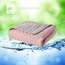 Покривало WARMIS, пудра/св.сіре (220/240 см)