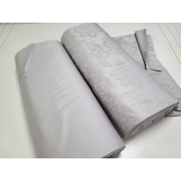 Сатин JACQUARD, TIARA GREY (Євро)