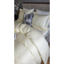 Постільна білизна MULTI stripe IVORY MILK (Сімейний)