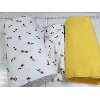 Брілла/жовтий, Turkish flannel (Двоспальний)