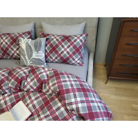Крафт бордо/сіра гавань, Turkish flannel (Сім. на резин.)