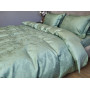 Сатин JACQUARD, PAISLEY GREEN (Двоспальний)