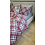 Крафт бордо/сіра гавань, Turkish flannel (Сім. на резин.)