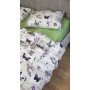 Листівка/салатовий, Turkish flannel (Полуторний)