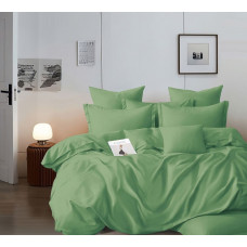 Зелена мята, ранфорс (Двоспальний)