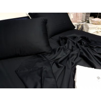 Сатин однотонний BLACK, №055 (Двоспальний)