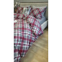 Крафт бордо/сіра гавань, Turkish flannel (Сім. на резин.)