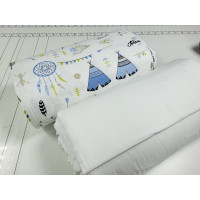Вігвам/білий, Turkish flannel (Сімейний)