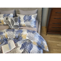 Азарт/сірий мусон, Turkish flannel (Двоспальний)