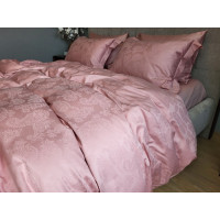 Сатин JACQUARD, PAISLEY POWDER (Євро на рез.)