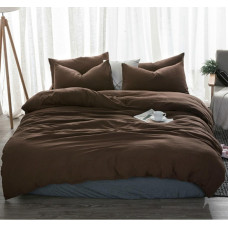 Нав. - 1 шт. Темний шоколад, льон 100% (Набір 70*70см)