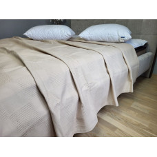 Піке Вафелька, Беж (Плед 260*220см)