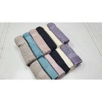 Рушники махрові LUX COTTON AKASYA, бірюза (Набір (Баня+Лице))