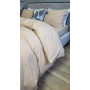 Постільна білизна Beige, LUXURY Washed нав 50*70см (Двоспальний)