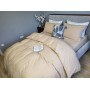 Постільна білизна Beige, LUXURY Washed нав 50*70см (Двоспальний)