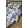 Постільна білизна Азарт/блакитний, Turkish flannel (Двосп. на рез.)