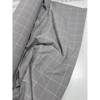 Gray plaid, Washed Cotton нав 50*70см (Полуторний)