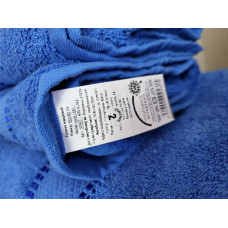 Рушник махровий SPIRIT, синій (Баня 70/140см)